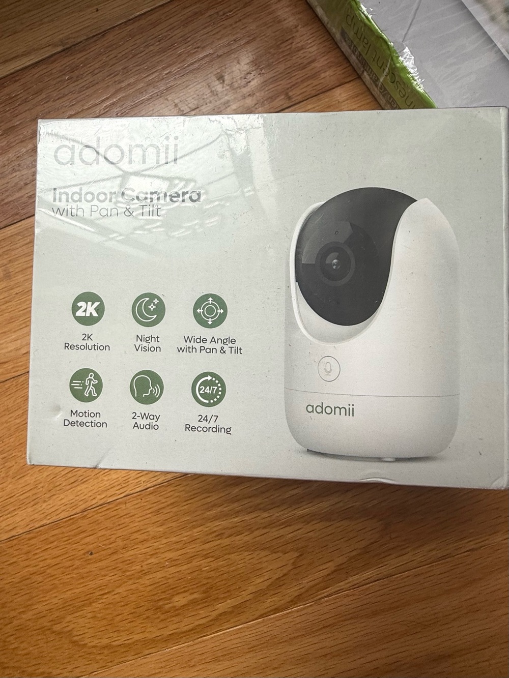 Adomii Indoor pan & tilt security camera brand new in package!